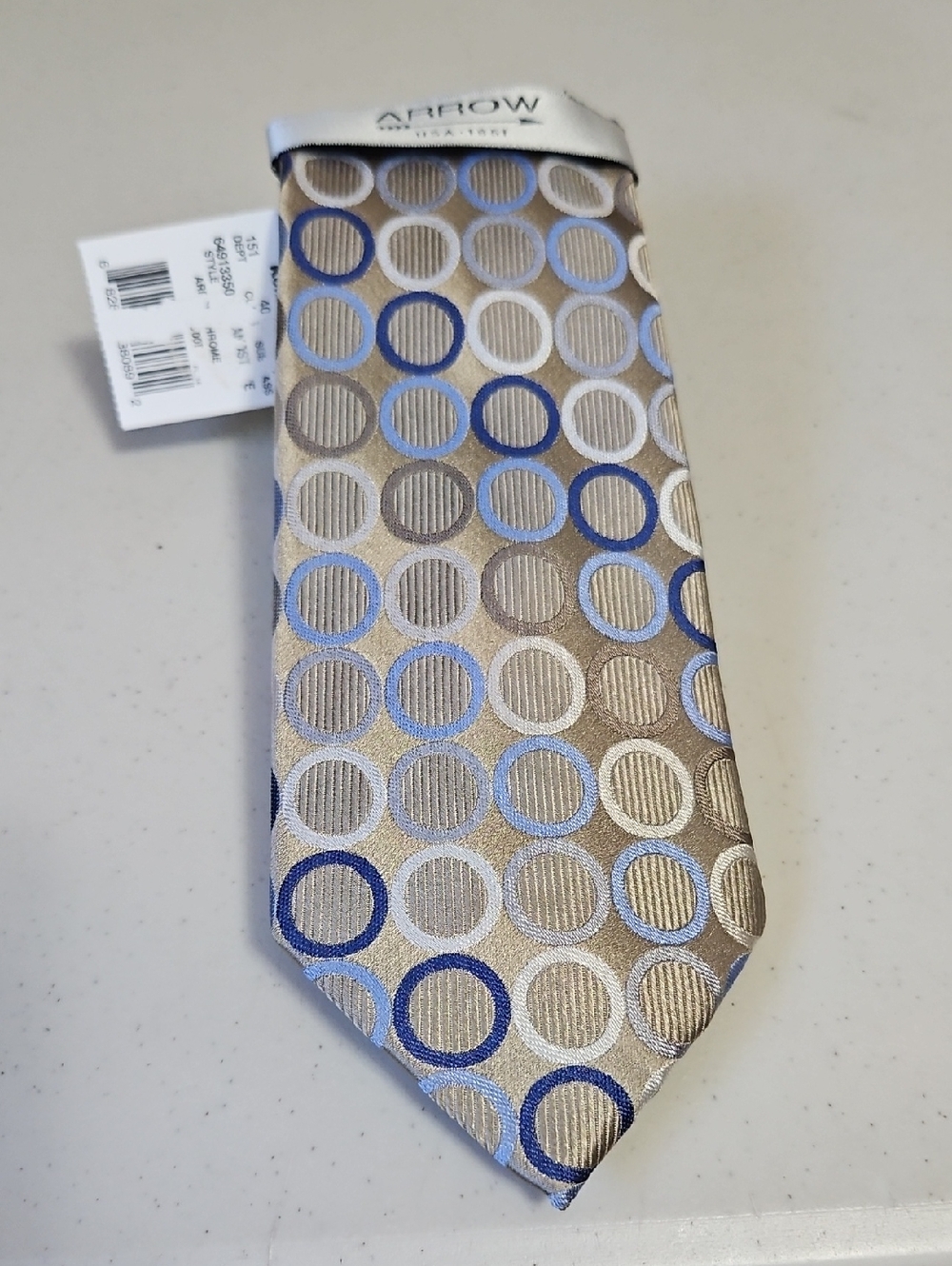 Arrow Necktie Earthtone Colors NWT From Kohls Great Fathers Day Gift